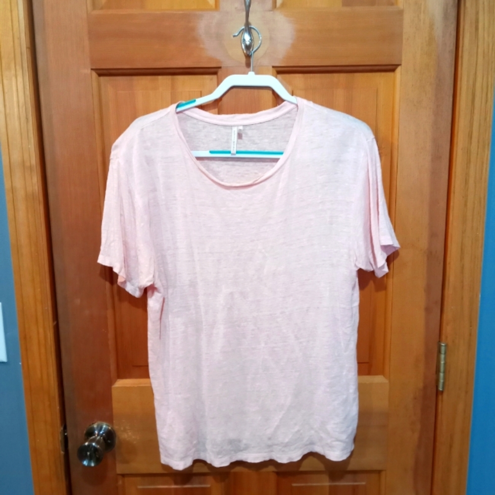Banana Republic 100% knit linen t shirt size M